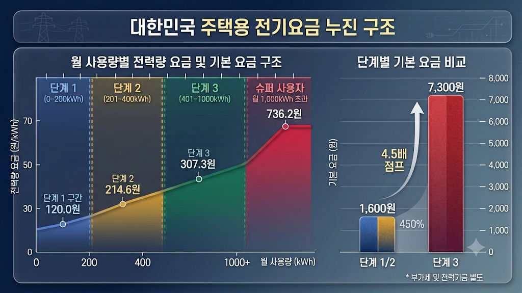 누진세 구간 그래프