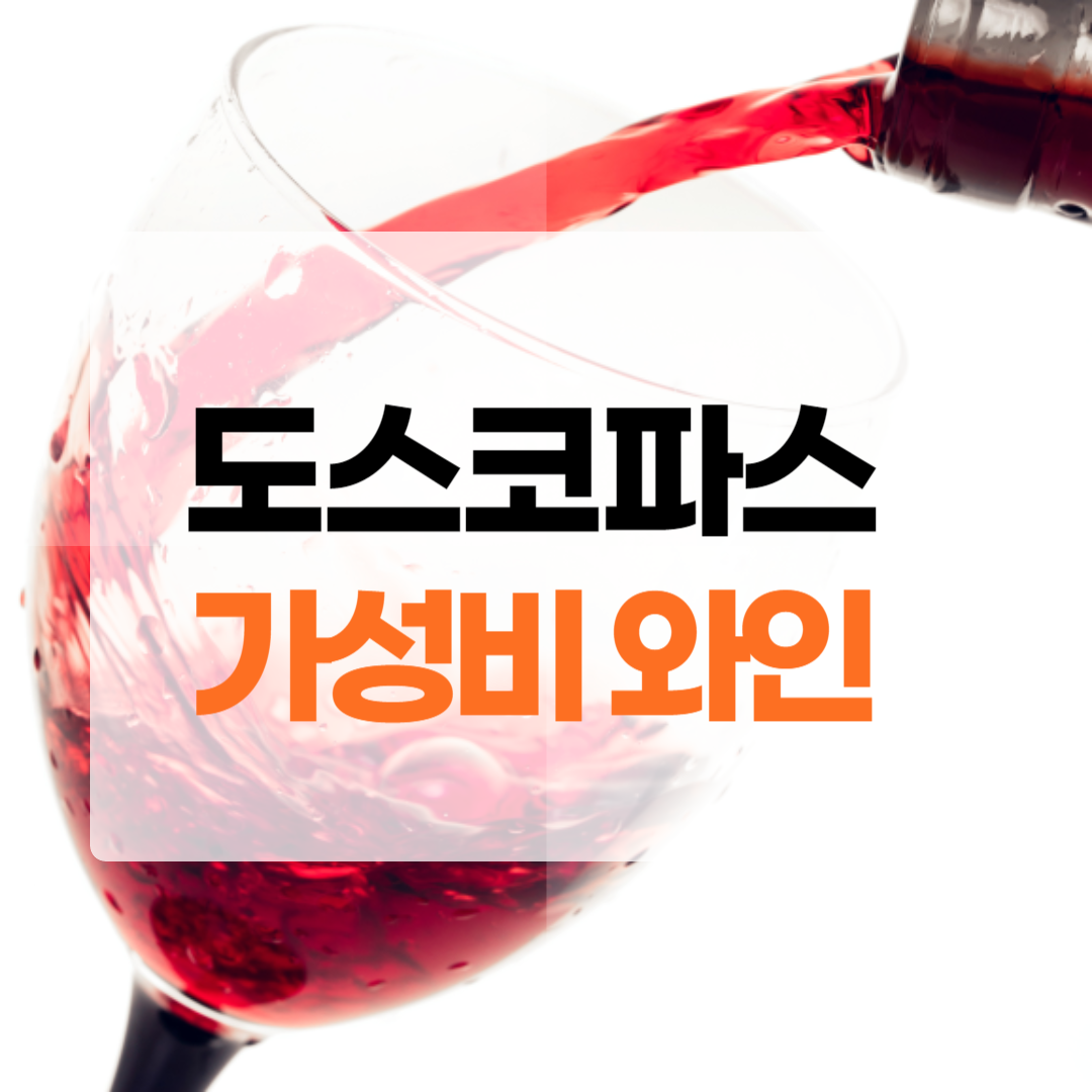 만원 이하 가성비 와인 추천 이마트 도스코파스