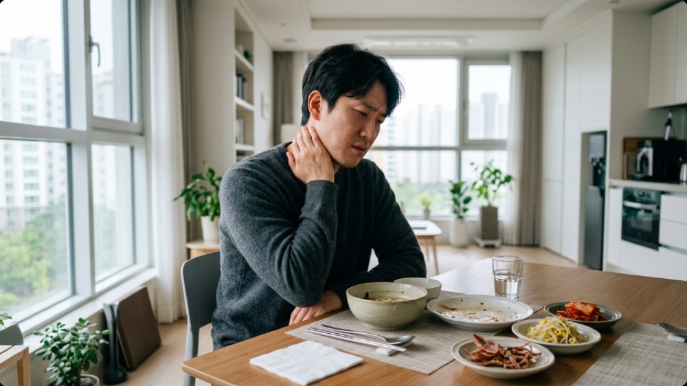 목 이물감 원인들