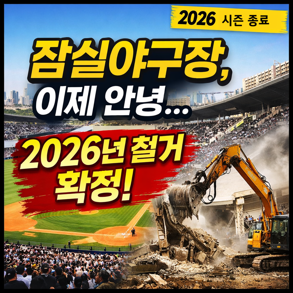 잠실야구장 철거 확정, 돔구장 짓는다! LG·두산 야구는 어디서?