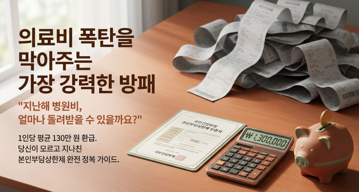 작년에 쓴 병원비 돌려받기! 건강보험 본인부담상한제 환급금 신청 및 모의 계산기