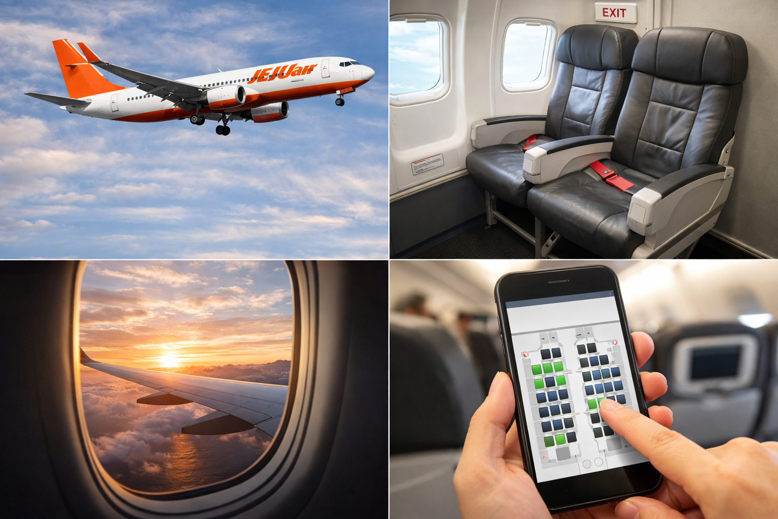 제주항공 좌석배치도 총정리|비행기 추천 좌석과 좌석 지정·확인 방법까지 관련 사진