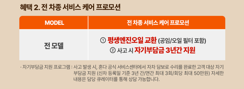 혼다코리아 9월 특별 프로모션