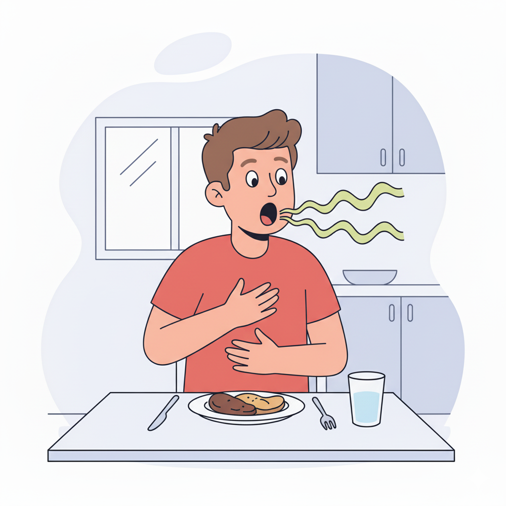 트름과 위산 역류, 비슷하지만 전혀 다른 두 현상