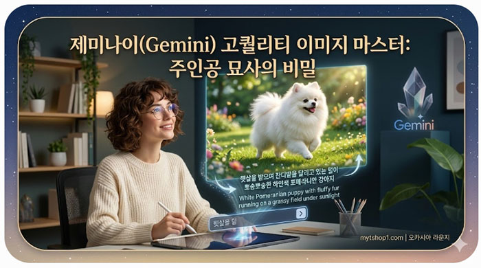 '주인공'의 모습을 구체적으로 묘사