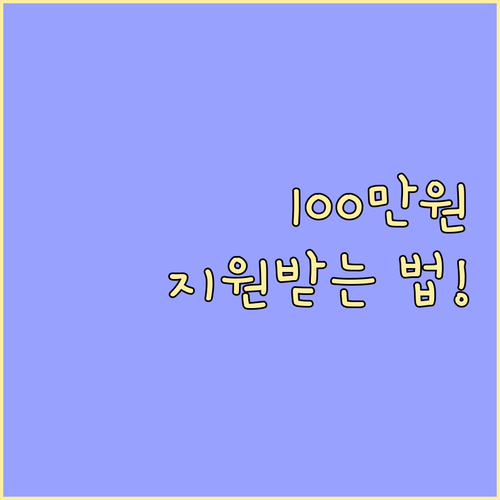 서울시 신혼부부 100만원 지원사업:..