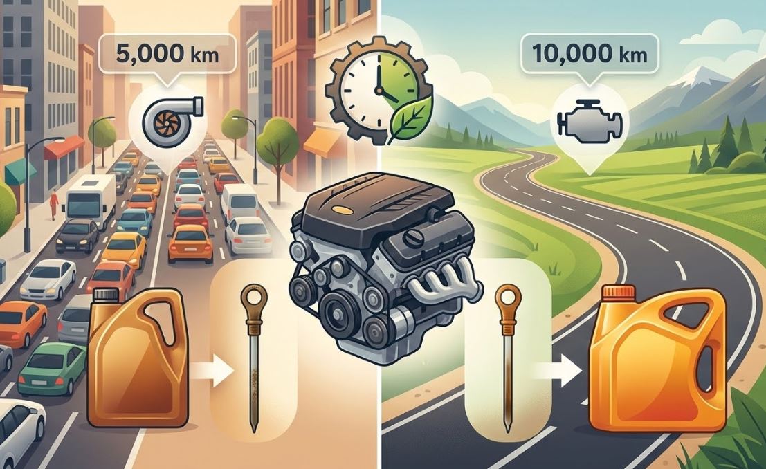엔진오일 교환 주기 5,000km vs 10,000km 과학적 비교 이미지