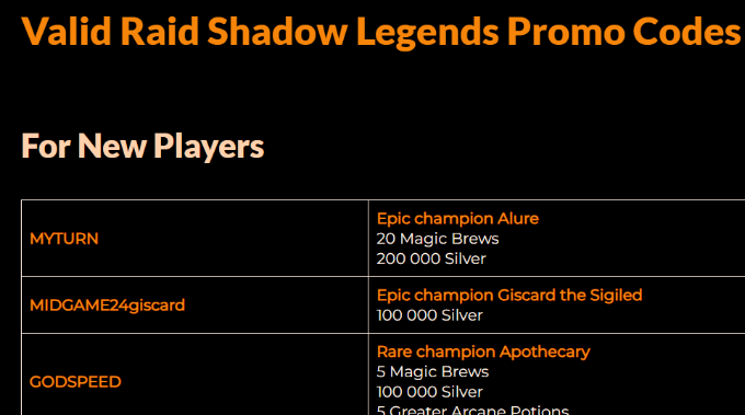레이드 그림자의 전설 게임 신규 유저 에픽 챔피언 3명 프로모션 받는 방법