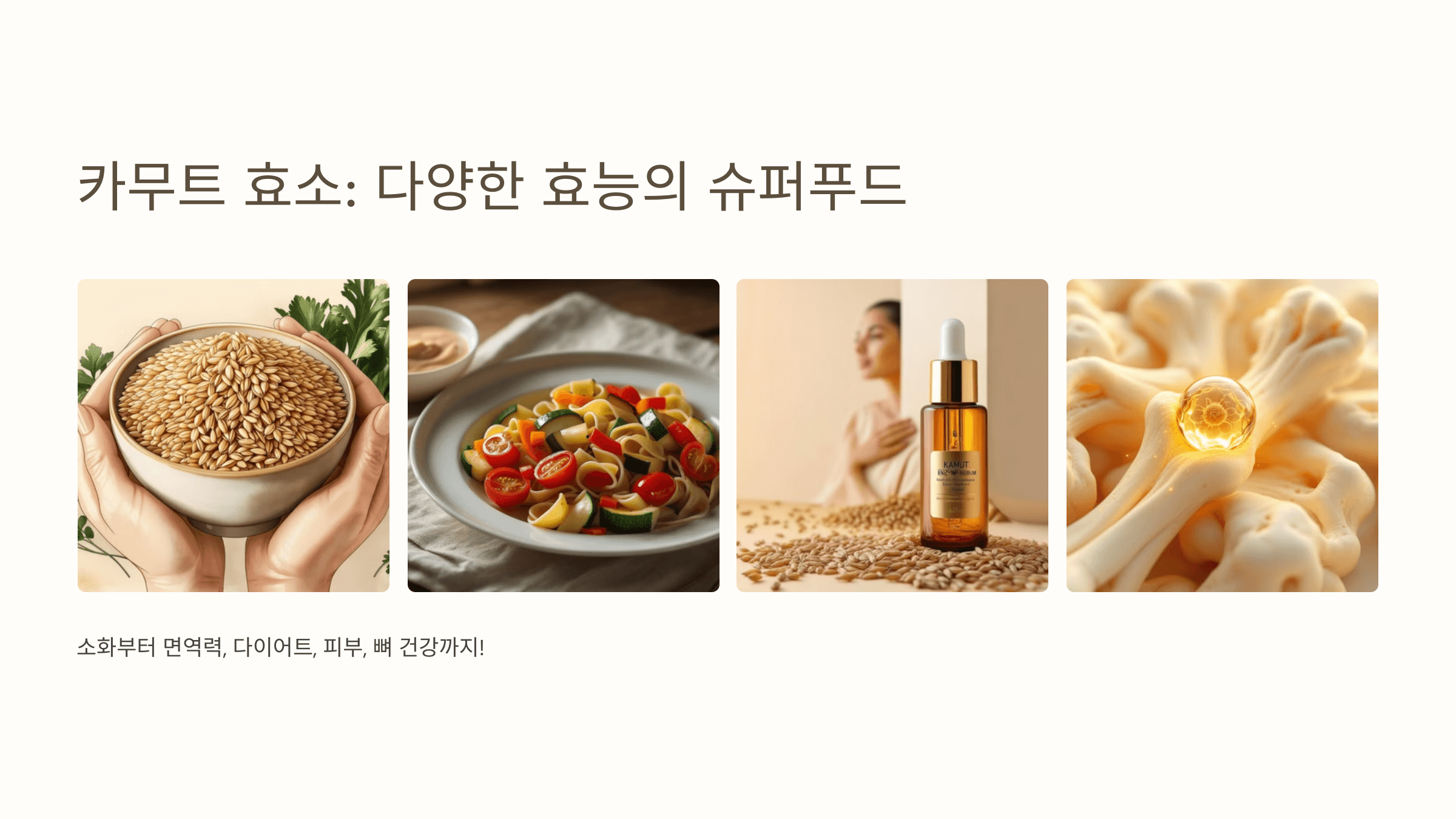 카무트 효소와 관련된 사진입니다.