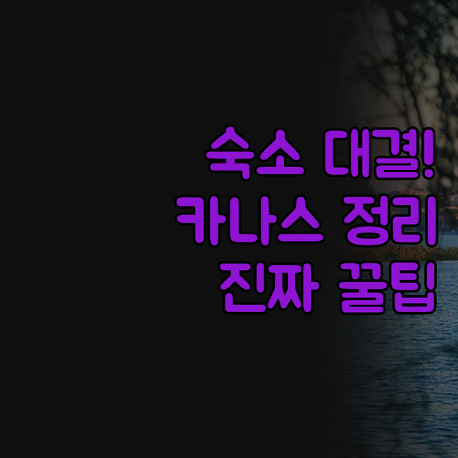 카나스 여행 숙소 고민 끝 Shens..