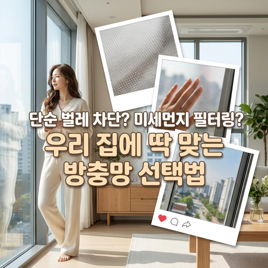 미세먼지 방충망 미세방충망 차이점 32평 아파트 교체 견적 비교 가이드