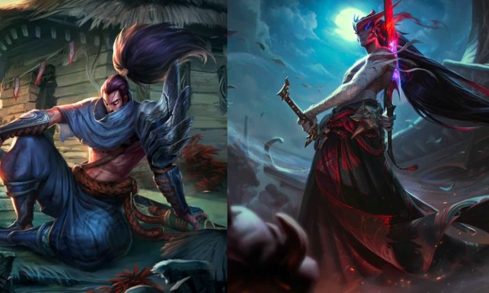 리그오브레전드(LOL) 챔피언 '야스오와 요네' 미드