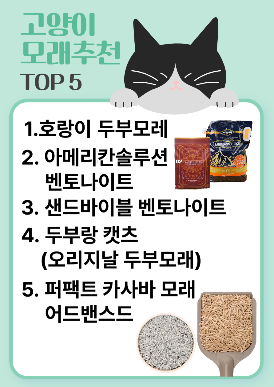 고양이 모래 추천2