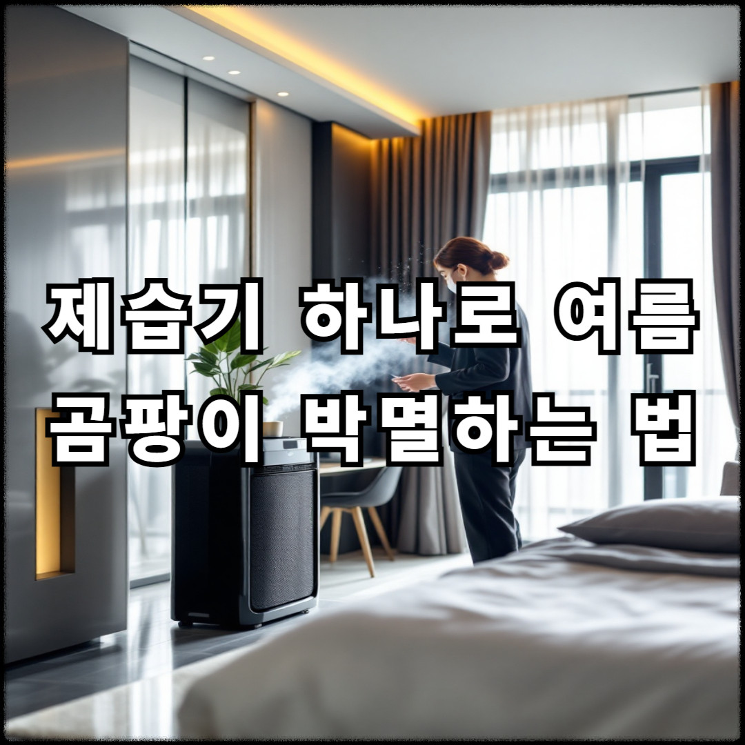 제습기 하나로 여름 곰팡이 박멸하는 법, 직접 써보고 알게 된 진실