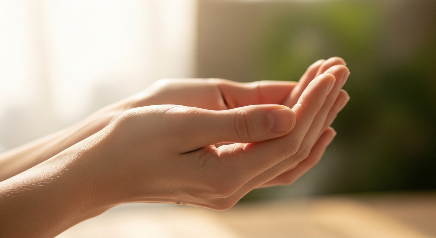 현재에 집중하는 마음챙김의 순간을 상징합니다.