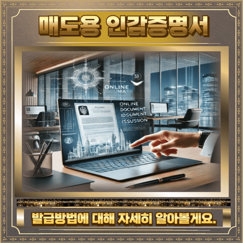 매도용 인감증명서