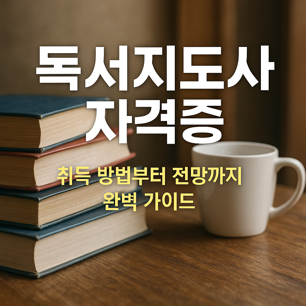 독서지도사 자격증 취득 방법부터 전망까지 완벽 가이드