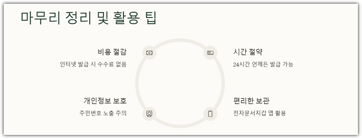 마무리 정리 및 활용 팁