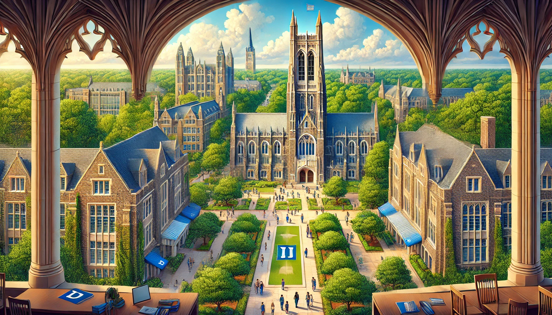 듀크 대학교 전경