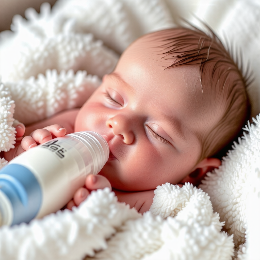 신생아 분유 수유 사진