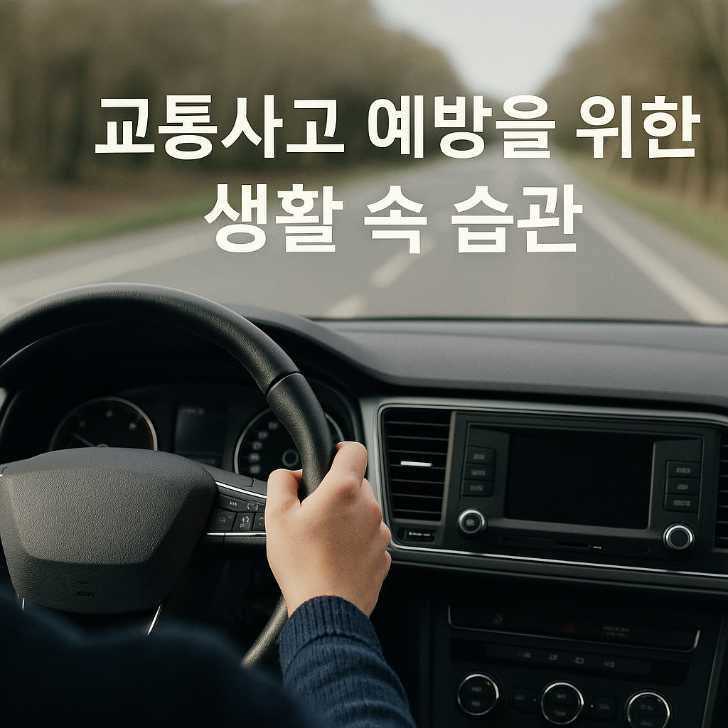 교통사고 예방을 위한 생활 속 습관 – 오늘부터 실천하는 안전운전