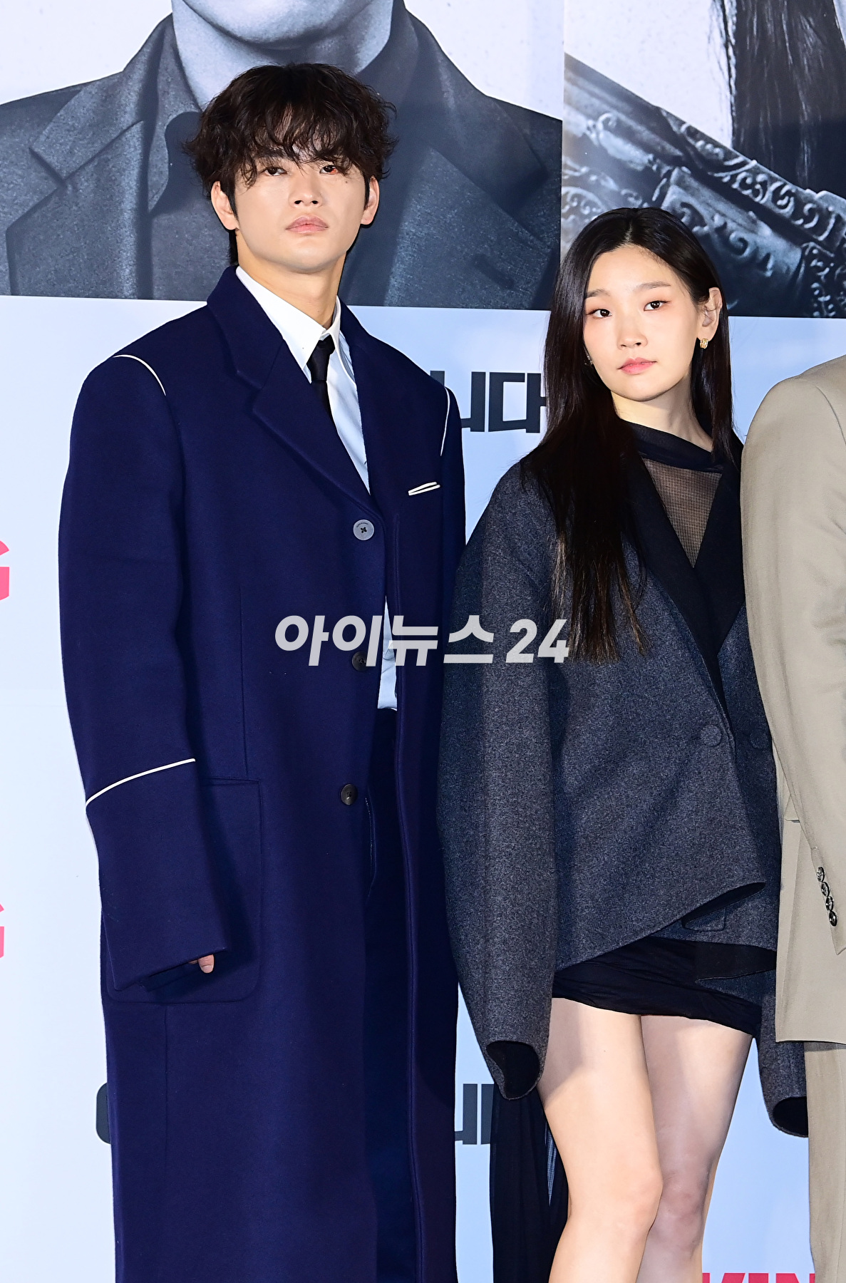 배우 서인국과 박소담이 13일 오전 서울 CGV 용산아이파크몰에서 열린 티빙 오리지널 시리즈 &#39;이재&#44; 곧 죽습니다&#39; 제작발표회에 참석하고 있다. [사진=정소희 기자]