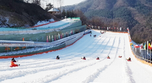 양주 눈꽃축제 눈썰매장