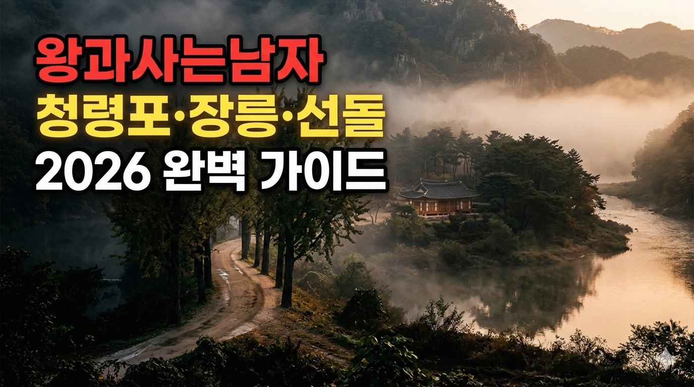 [2026 최신] 왕과사는남자 영월 촬영지 완벽 가이드: 청령포&middot;장릉&middot;선돌 코스 + 주차&middot;입장료 총정리
