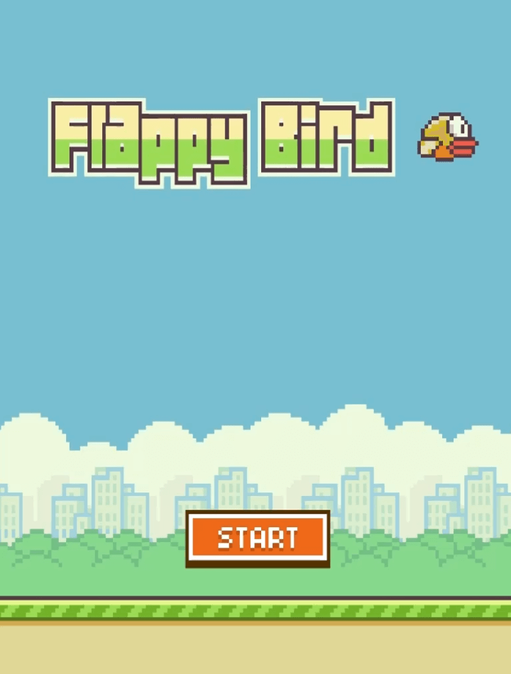 플래피버드-웹게임-메인-화면