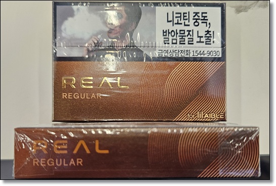 KT&amp;G 전자담배 릴에이블(lil AIBLE) 기기 특성과 전용 스틱 리얼(REAL) 레귤러, 아이스, 카메오 맛 향 특징 비교 분석