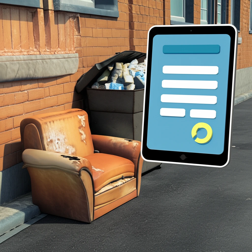 과천 주암동 대형폐기물, 무단투기 전..