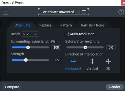 Spectral Repair