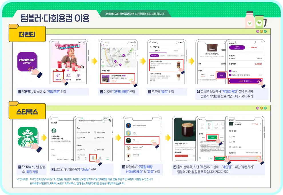 탄소중립실천포인트-참여방법-텀블러-다회용컵