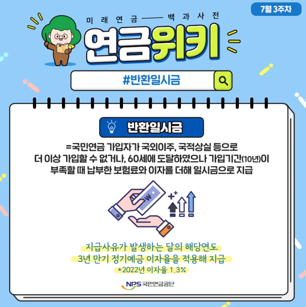 반환일시금 개념