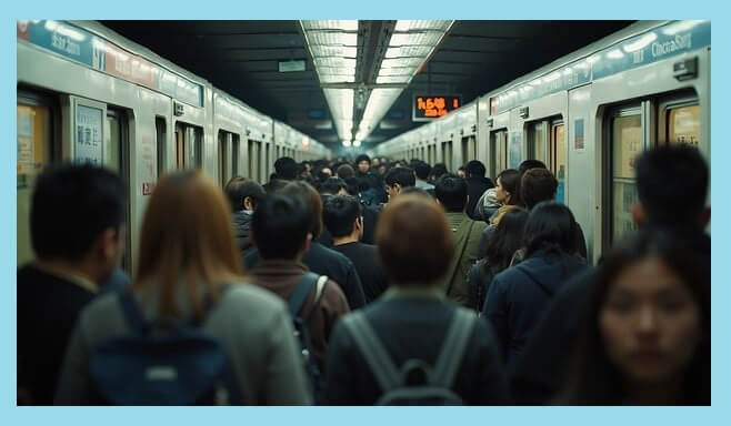 지하철-역사-많은-사람들