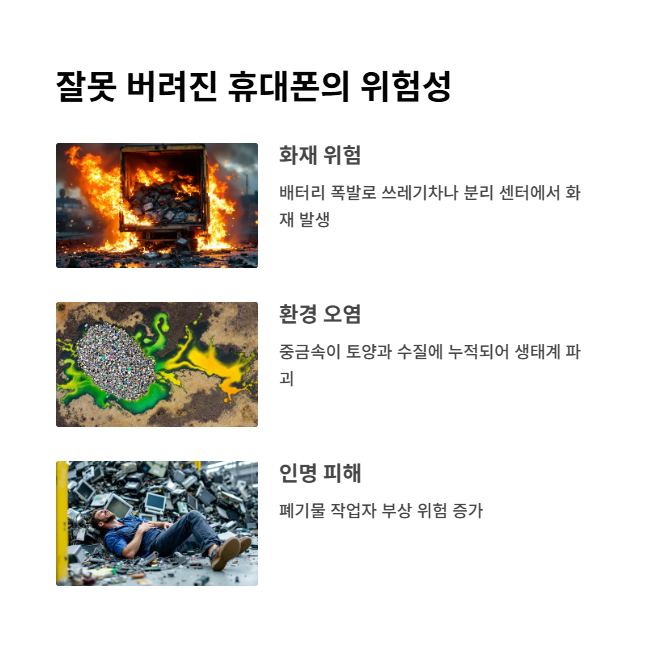 잘못 버려졌을 때 발생하는 문제점