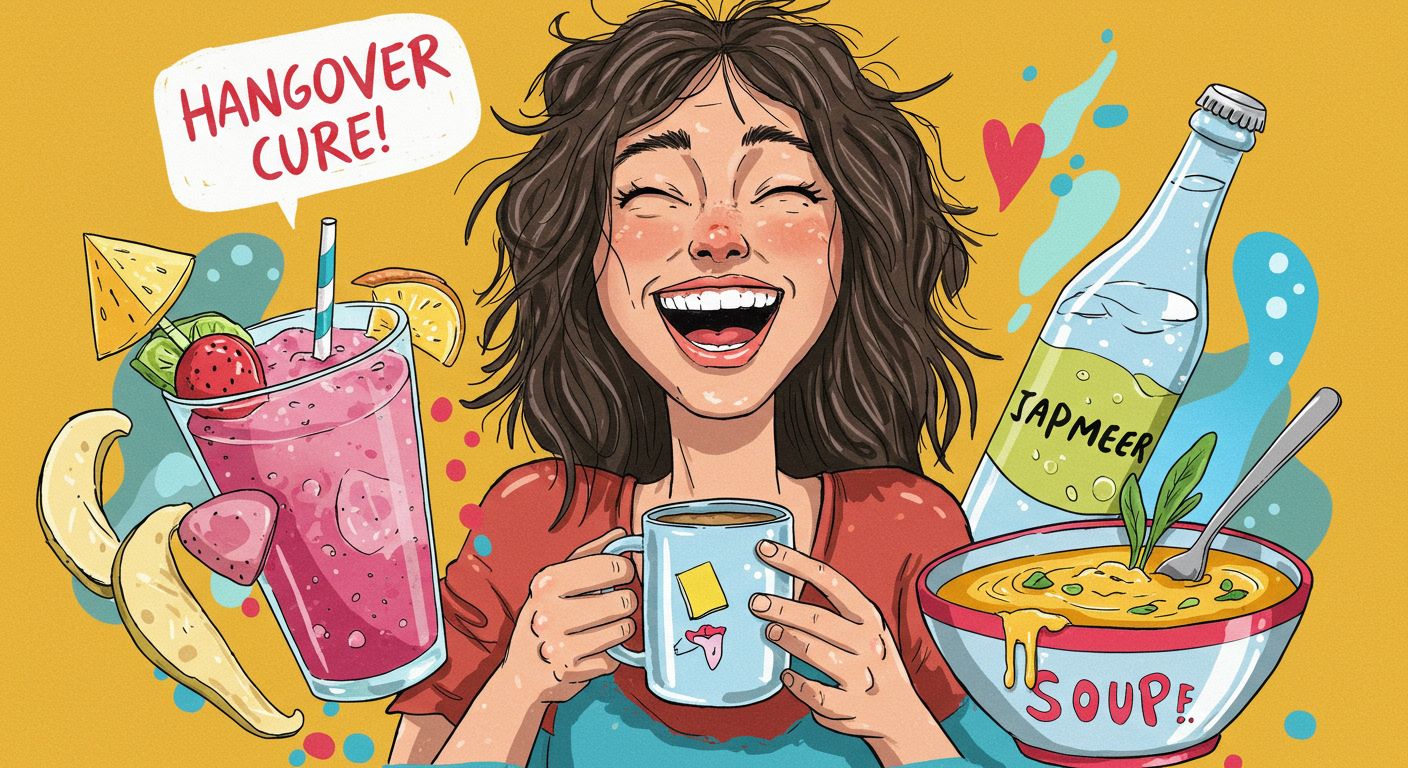 음주와 숙취해소를 위한 음식