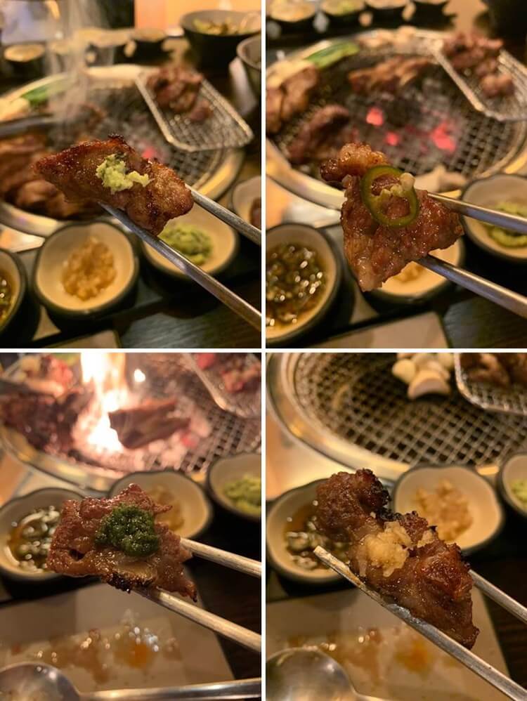 각종 소스에 뭍혀진 우대갈비