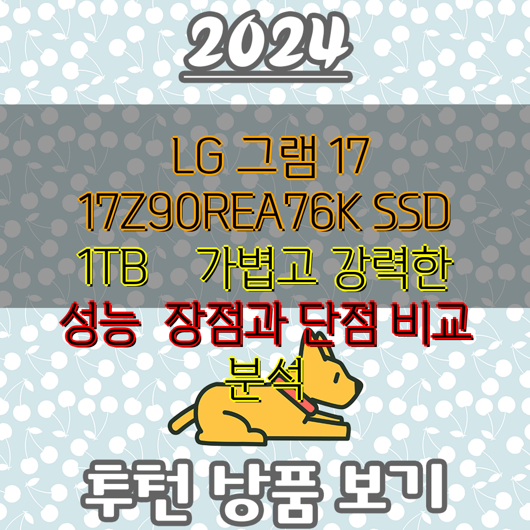 LG 그램 17 17Z90REA76K SSD 1TB