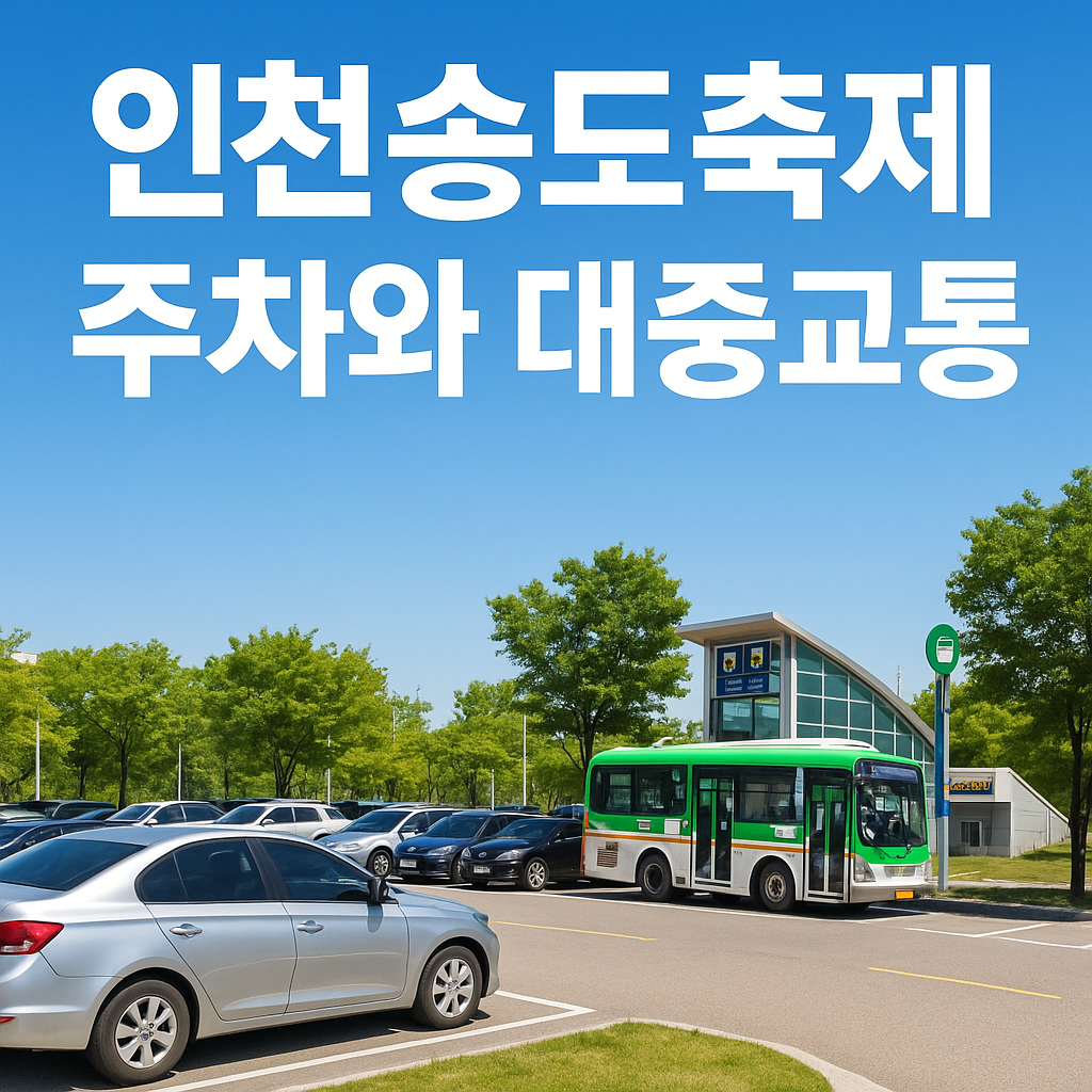 인천송도축제 주차위치와 대중교통 이용팁 및 교통수단 선택 관련사진