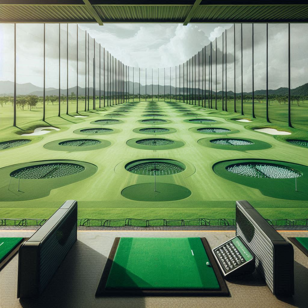 실외골프연습장 배경