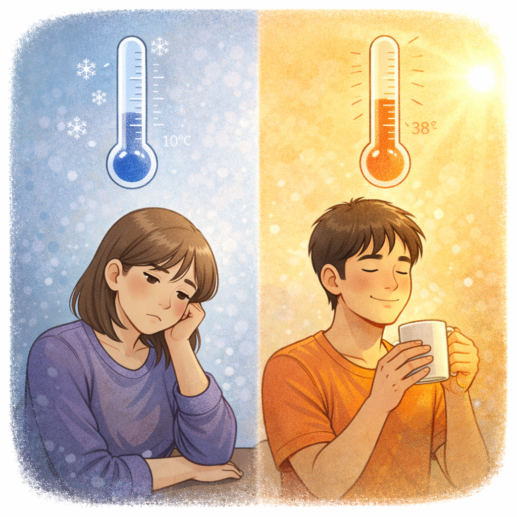 오늘 내 마음의 온도는 몇 도일까