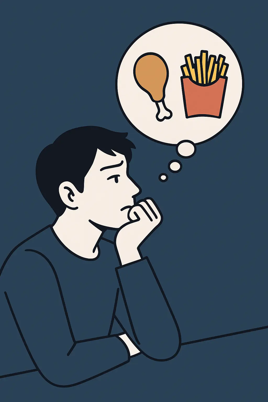 밤이 되면 떠오르는 야식의 유혹