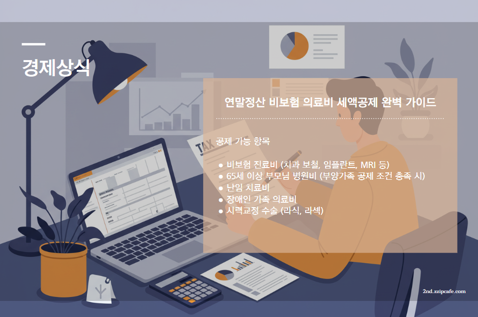 놓치면 손해! 연말정산 비보험 의료비 세액공제 완벽 가이드