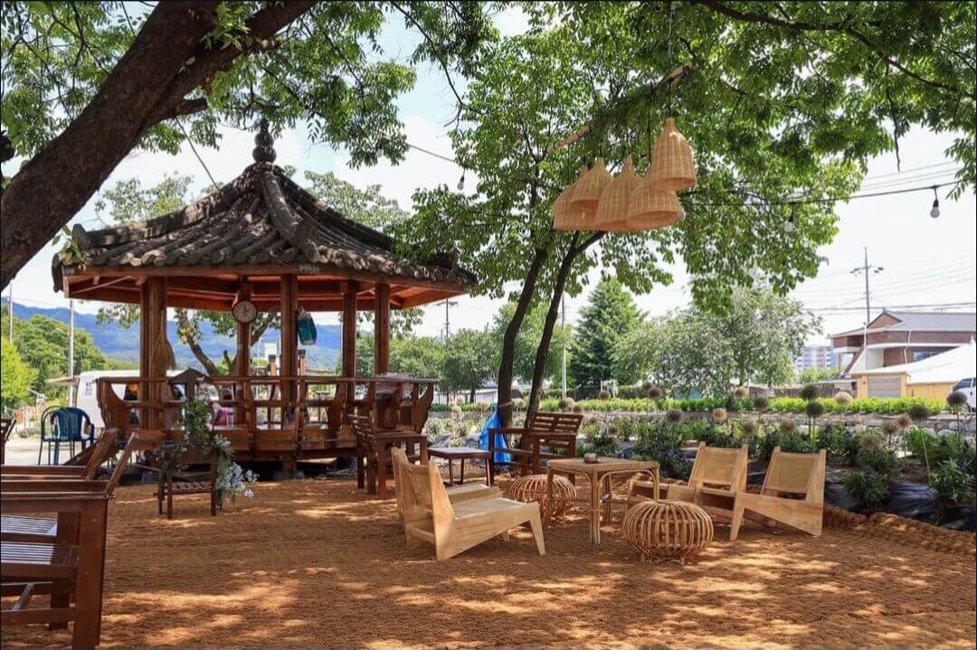 유구색동수국정원꽃축제