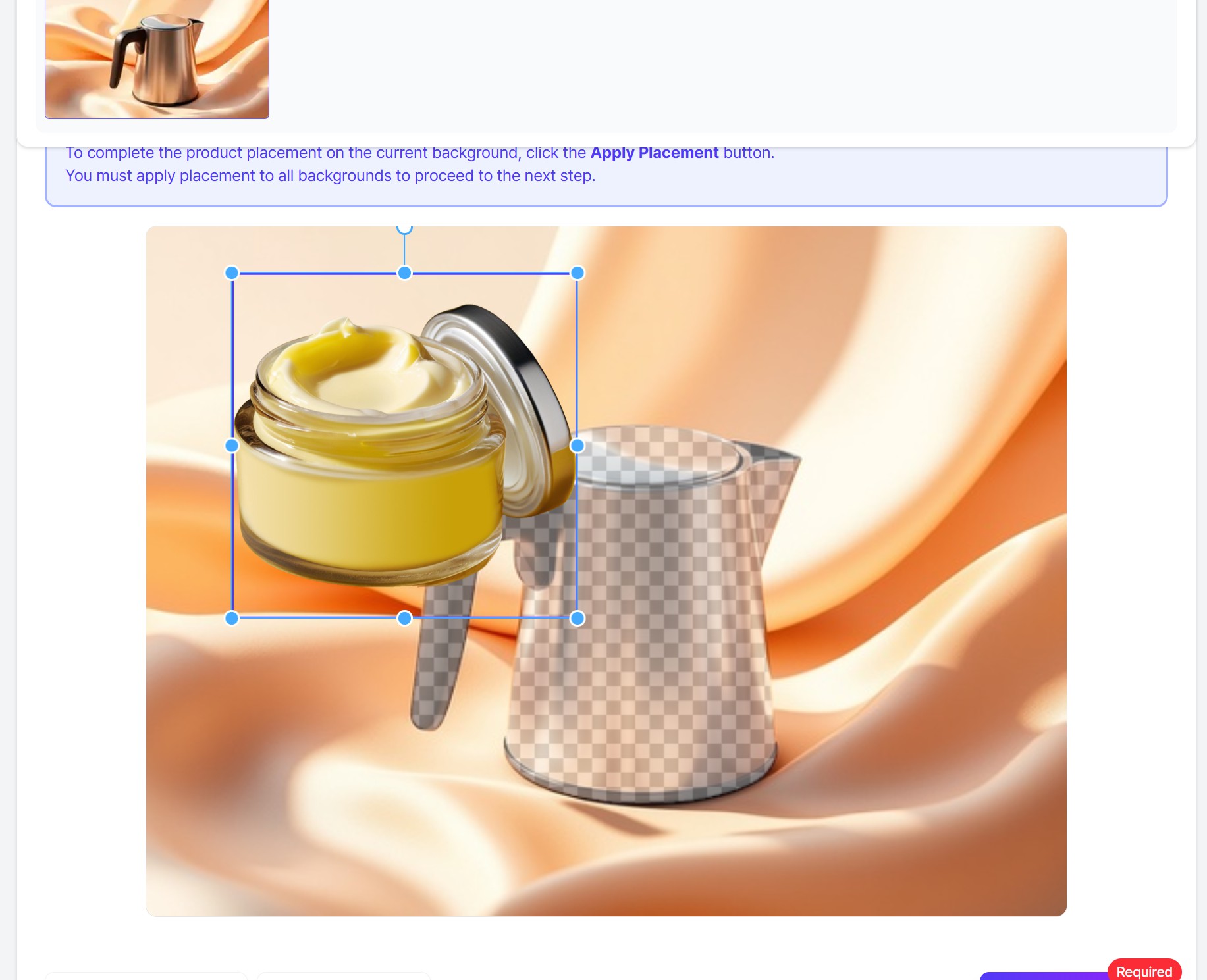 Step 3: Adjust Placement