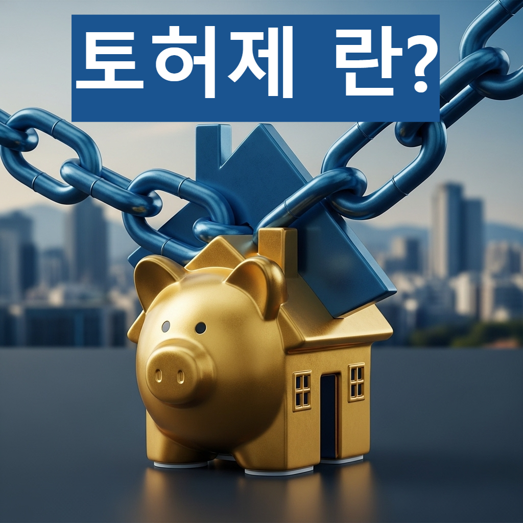 부동산을 규제하는 이미지