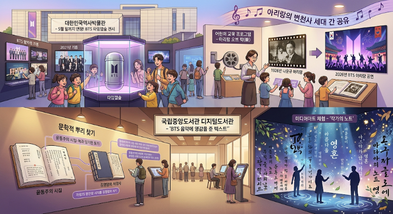 대한민국역사박물관 &amp; 국립중앙도서관: 기록으로 보는 K-컬처의 뿌리와 미래