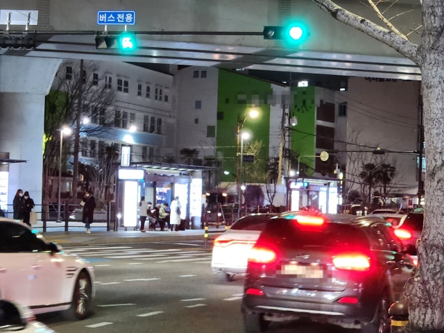 BRT 버스정류장 사진