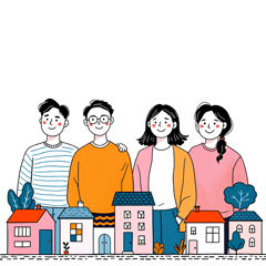 청년월세지원금 내용을 확인하고 희망찬 청년들 모습